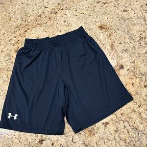 UA boys athletic shorts